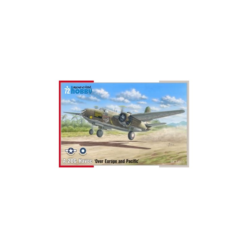 Maquette avion Special Hobby 1/72 – A-20G Havoc « Over Europe and Pacific » – SH72533, ean 8595593133713