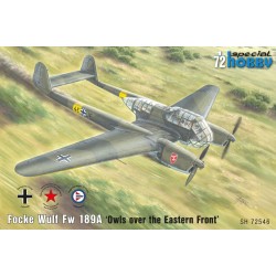 Maquette avion Special Hobby 1/72 – Focke-Wulf Fw 189A-1 « Owls over the Eastern Front » – SH72546, 8595593134086