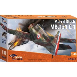 Maquette avion Marcel Bloch MB.151C.1 1/48 – Dora Wings DW48017