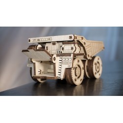 Eco Wood Art Maquette en bois du camion Belaz 75600, Eco Wood Art Puzzles 3d en bois