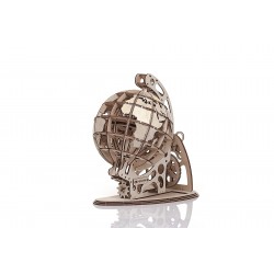 mr PlayWood Maquette en bois Globe terrestre, esprit steampunk Puzzles 3d en bois