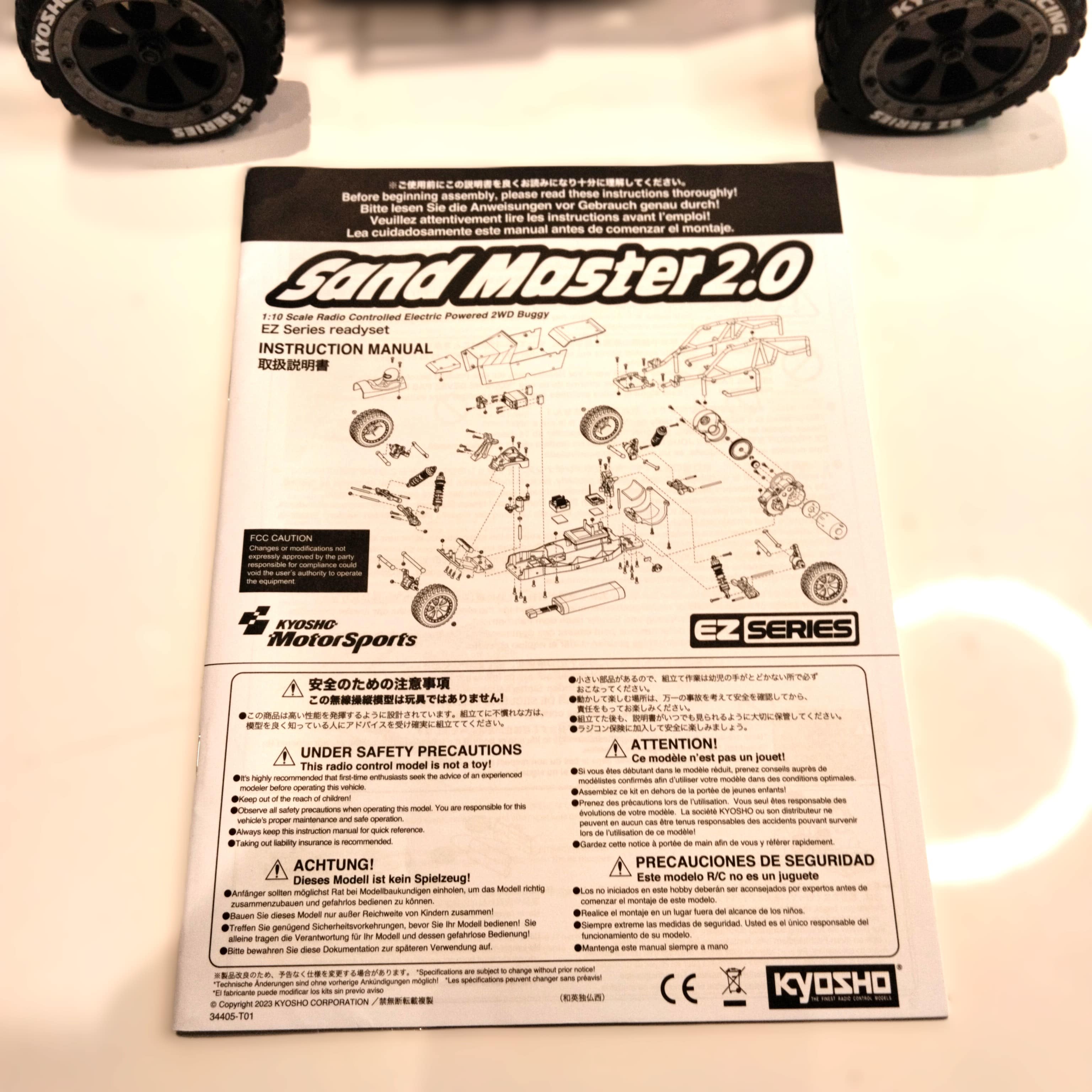 Kyosho Sand Master instruction manual